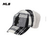 MLB男女同款格子刺绣标 防寒帽3AWMCW116 商品缩略图0
