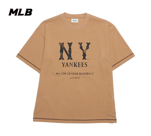 MLB张凌赫同款男女复古COOPERS凉感防晒T恤25夏季新款3ATSB1153 商品图7