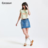 covernat韩国潮牌短袖女露脐休闲通勤四叶草心形T恤2025夏CO2402ST78 商品缩略图0