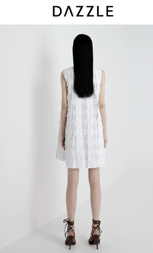 【大都会】邱天同款DAZZLE 地素连衣裙25夏新款肌理连衣裙 商品图2