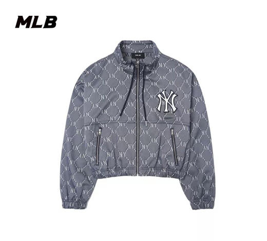 MLB女款小短款满印老花MONOGRAM防风夹克3FWJM0221【无货退款介意勿拍】 商品图4