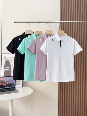 点此购买 迪桑特夏季运动女士吸湿排汗短袖POLO衫 qk 322516
