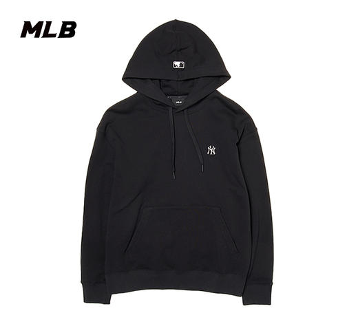 MLB男女情侣纯色套头宽松时尚连帽运动卫衣24秋季新款3AHDB0144【无货退款介意勿拍】 商品图8