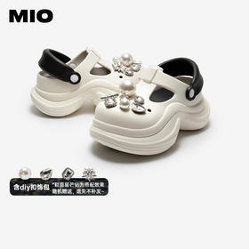 MIO米奥洞洞鞋女鞋户外凉拖鞋厚底增高凉鞋沙滩鞋M253102201