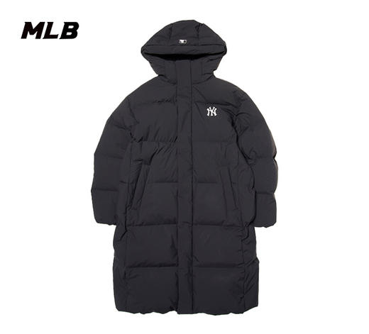 MLB男女同款背标字母标简约款长款羽绒服3ADJB1846 商品图3