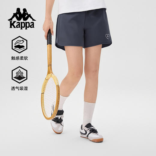 Kappa卡帕背靠背运动短裤男2025夏季新款休闲宽松透气纯棉短裤KPDJCDY61 商品图0