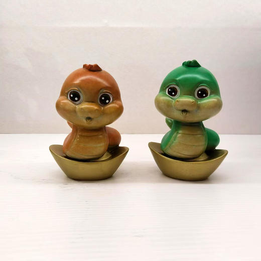 黄铜元宝蛇小摆件（个） 商品图0