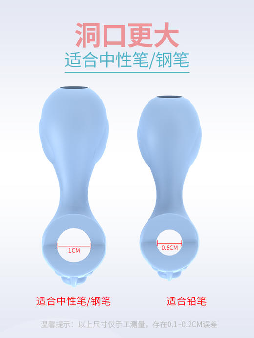 猫太子三阶握笔器初学者中性笔钢笔笔套控笔训练抓笔矫正器小学生钢笔儿童学拿笔练字成人纠正握笔姿势写字神器 商品图3