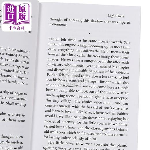 【中商原版】90周年企鹅档案系列 安托万 德 圣 埃克苏 夜间飞行 Night Flight 英文原版 Antoine de Saint Exupery 文学经典 商品图2