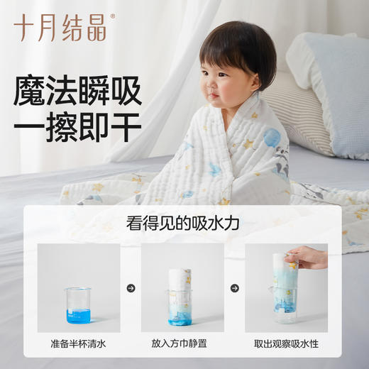 婴儿浴巾新生超软全棉带篷宝宝裹巾宝宝大毛巾吸水 商品图3