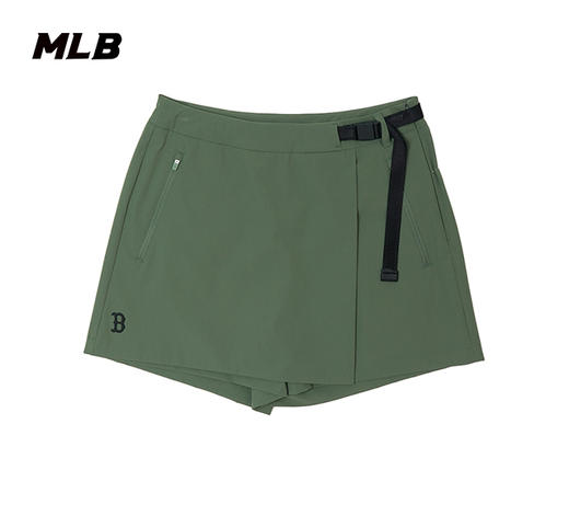 MLB女款小标25春夏新款可调节裤腰裙裤3FSKB0353 商品图0