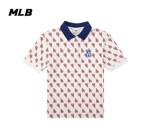 【限时秒杀】MLB女装短袖2023夏季新款运动服翻领半袖休闲T恤3FPQM0233【无货退款介意勿拍】 商品图5