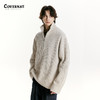 covernat韩国潮牌半拉链毛衣男女情侣羊羔毛中长款针织衫上衣春秋CO2303KT15 商品缩略图1