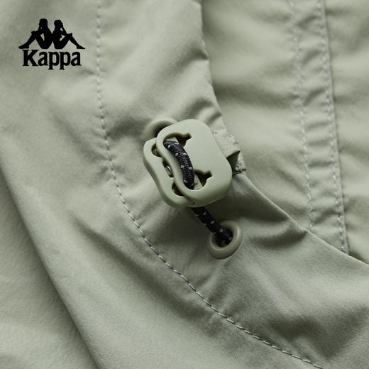 Kappa卡帕背靠背运动外套女2025夏季新款休闲连帽上衣男款防泼水KPDJCFJ61 商品图3