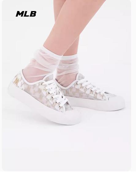 MLB帆布鞋男女夏季新款运动鞋情侣复古休闲鞋板鞋3ACVVMS2N【无货退款介意勿拍】 商品图1