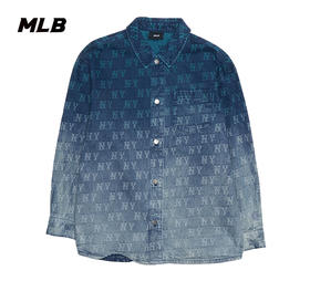 MLB渐变满印花NY标牛仔衬衫3ADRM0751