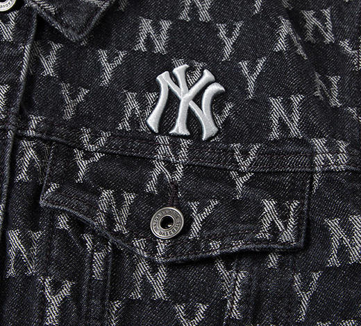 【一口价】MLB女款小短款MONOGRAM牛仔夹克3FDKM0321【无货退款】 商品图3