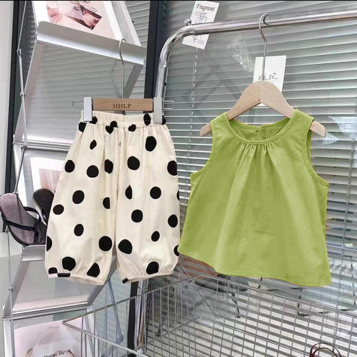 【新款女童裙裤套装，清凉舒适！】女童裙裤套装 宝宝背心吊带裙 直筒裤夏装 儿童无袖休闲半身裙 空调服-QQ 商品图6