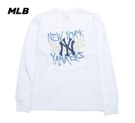 MLB男女同款背标字母标彩色套头卫衣3ATSB0251