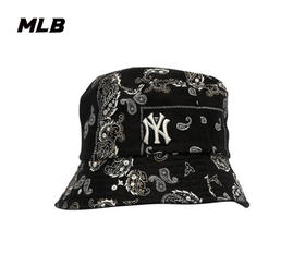 【一口价】MLB男女同款满印腰果花渔夫帽3AHT06123【无货退款】