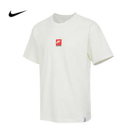 Nike/耐克短袖男2025夏季圆领纯棉透气印花运动休闲T恤HJ0769
