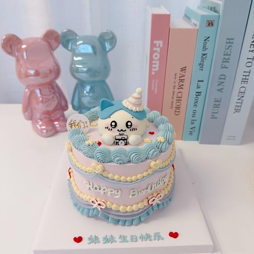 吉伊卡哇chiikawa小八卡通小动物蛋糕-低糖处理无添加 商品图0