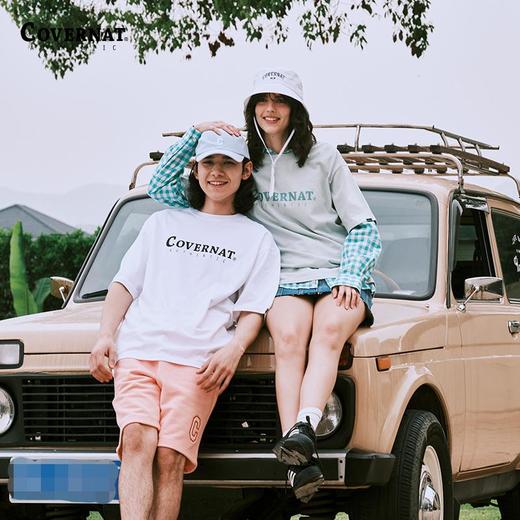covernat韩国潮牌短袖T恤休闲字母印花情侣同款男女街头穿搭CO2302ST06 商品图3