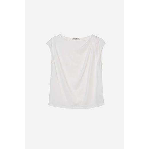 设计感天丝棉小衫 米思阳2026夏季新款高级感捏褶小众独特衬衫上衣1435 商品图10