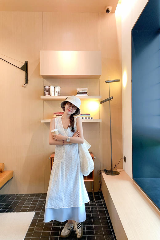 <曾小咸推荐>现货秒杀！卖完不补 ！微信打折价！韩系小清新真两件套连衣裙 日常219.99 立减80 秒杀139.99！ 商品图5