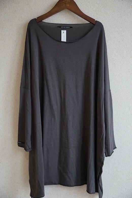 ALBUM DI FAMIGLIA 黑/深灰色可选圆领上衣T恤 商品图6