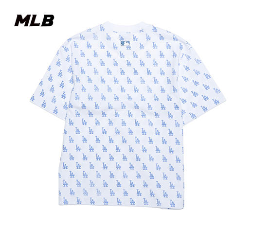MLB男女同款满印老花做旧色25春夏新款T恤3ATSM0253 商品图1