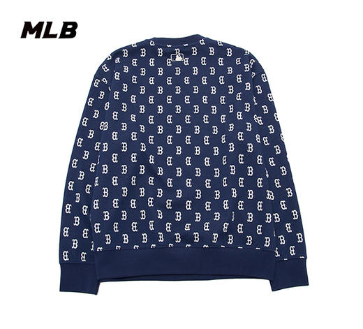 MLB虞书欣同款满印老花套头卫衣3AMTM0241 商品图7