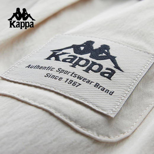 Kappa卡帕背靠背运动长裤男2025夏季新款宽松直筒裤防泼水工装裤K0F52AY71 商品图4
