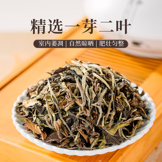 澜沧古茶2025年高山白茶云南云南贡眉白茶散茶100g*2罐 商品图2