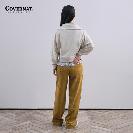 Covernat秋季新品女士灯芯绒长裤休闲通勤潮CO2303PT61 商品图3