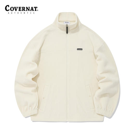 Covernat摇粒绒外套男女同款春新品毛绒拉链外套上衣CO2203JKF1 商品图4