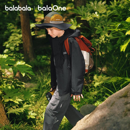 【冲锋衣】巴拉巴拉balaOne儿童外套男女童上衣2025新款秋防泼水 商品图1