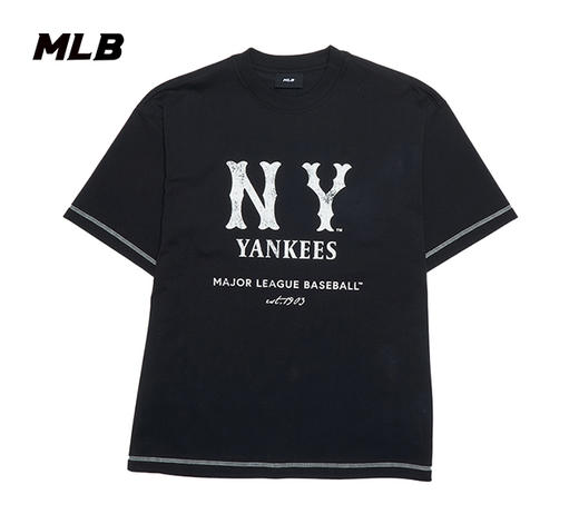 MLB张凌赫同款男女复古COOPERS凉感防晒T恤25夏季新款3ATSB1153 商品图8