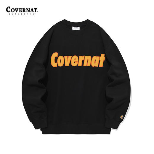 Covernat秋季新品无帽套头衫男女同款情侣款卫衣男CO2303CR06 商品图1