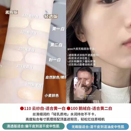 彩棠TIMAGE小圆管遮瑕持妆粉底液30ml  混合肌持久不脱妆保湿控油透气 商品图1