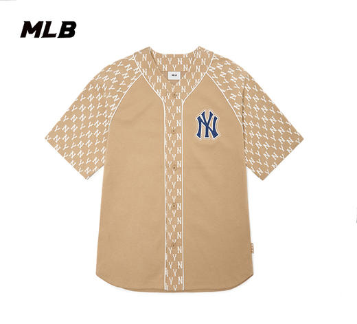 MLB男女同款老花描边款短袖时尚透气棒球服3ABSM0121【无货退款介意勿拍】 商品图6