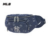 MLB男女同款斜挎包24秋冬新款NY老花牛仔3AHSM034N 商品缩略图0