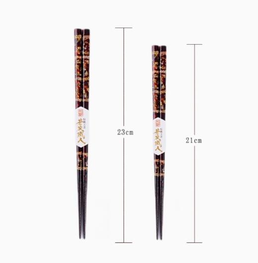 日本进口若狭职人河合kakai漆贝筷 御影 23cm 商品图2