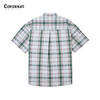 Covernat韩国潮牌格子图案短袖衬衫时尚休闲百搭男女同款上衣CO2402SS09 商品缩略图1