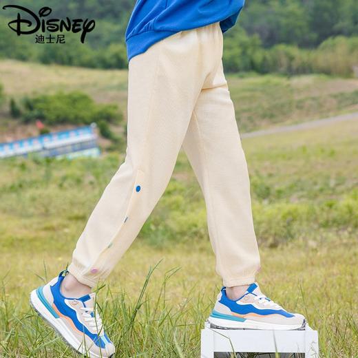 迪士尼女童运动裤春秋2023春装儿童裤子春季中大童卫裤女孩休闲裤 商品图0