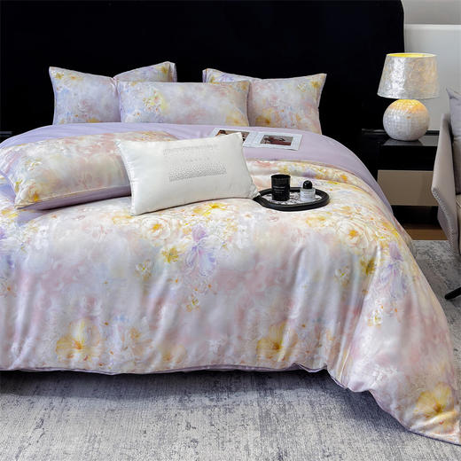 热卖！100%兰精天丝！恒源祥高品质四件套  中华老字号严选 奢华质感 数码印花 柔软亲肤 床单床笠款可选 商品图7