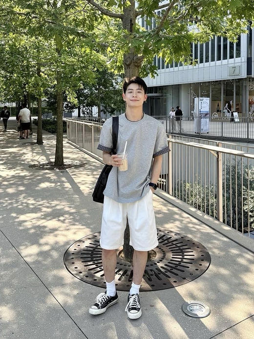 男士亚麻短裤（锁 商品图3