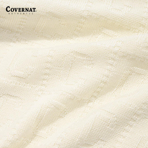covernat韩国潮牌经典C LOGO图案拉链宽松舒适开衫2024春夏新品CO2401KT07 商品图4