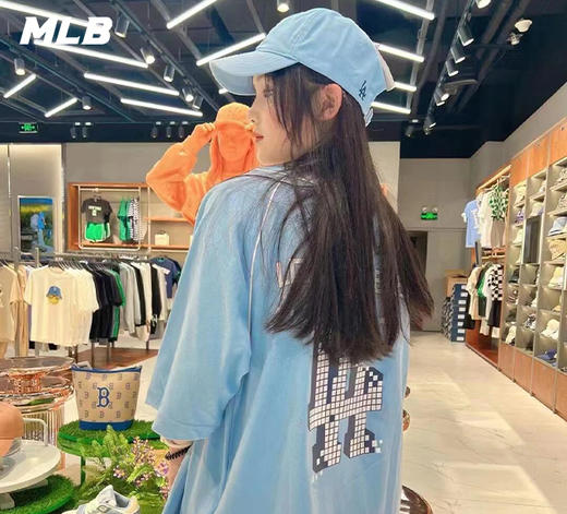 【一口价】MLB男女情侣棒球服刺绣logo贴标印花T恤外套潮夏季3ABS00221【无货退款介意勿拍】 商品图0