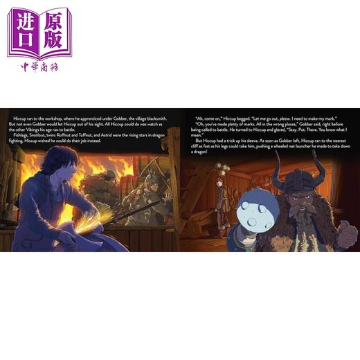 【中商原版】驯龙高手电影故事书 How to Train Your Dragon The Movie Storybook 英文原版 儿童绘本故事书 进口童书 迪士尼 商品图3